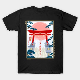 Torii landscape Ukiyo-e T-Shirt